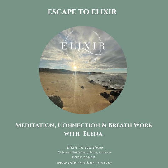 Escape to Elixir with Elena Monday 7.30pm